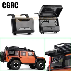 Plastic Toolbox for RC Crawler Car, bagagem de janela lateral, DIY Refit Parts, Traxxas, TRX4 Defender, Ford Bronco SCX10 90046, 1PC, 10 RC