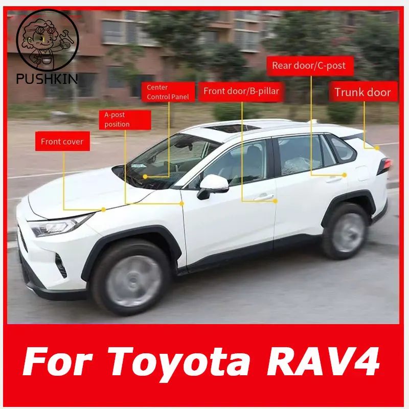 Dla Toyota RAV4 XA50 2023 2024 2025 Samochodowa listwa uszczelniająca Drzwi Silnik Izolacja akustyczna Pyłoszczelna gumowa listwa Akcesoria wewnętrzne