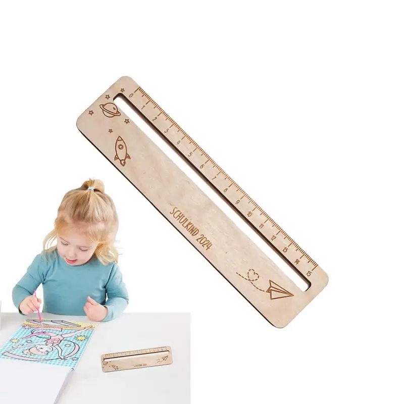 Wood Measuring Ruler School Supplies Reading Ruler Plant Rulers School Supplies Classroom Accurate Scale For Classroom
