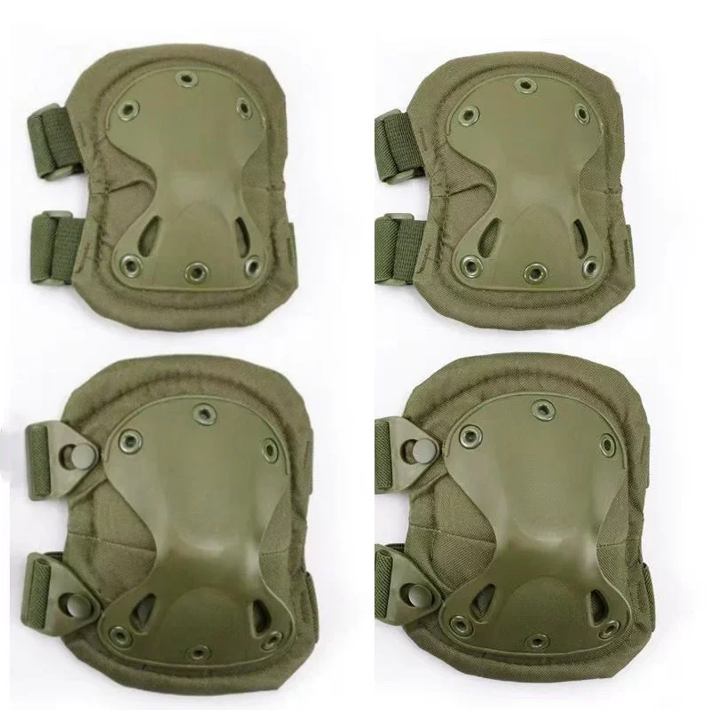 Tactische Kniebeschermer Elleboog Cs Militaire Beschermer Leger Airsoft Buitensport Jacht Kniebeschermers Veiligheidsuitrusting Kniebeschermers