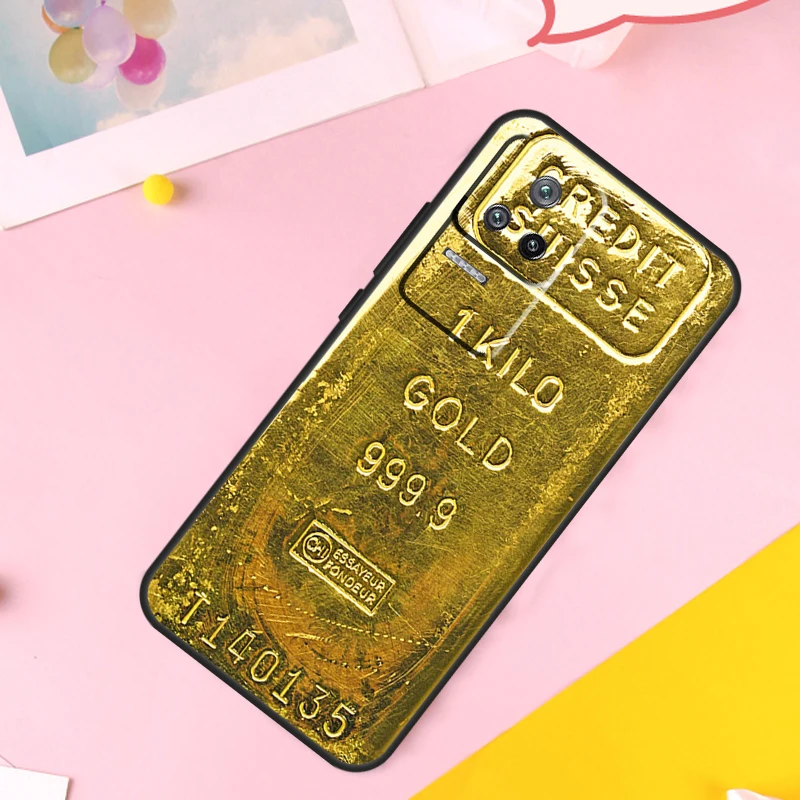 Switzerland Fine Gold Case For Xiaomi 13 14 Ultra 12 Lite 11T 12T 13T Pro POCO M6 Pro X6 X5 X3 F3 F5 M5s Cover