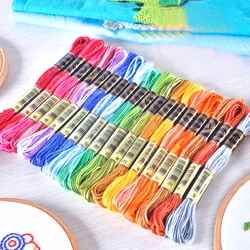 78-color segment dyed embroidery thread handmade accessories cross-stitch thread gradient two-color embroidery thread