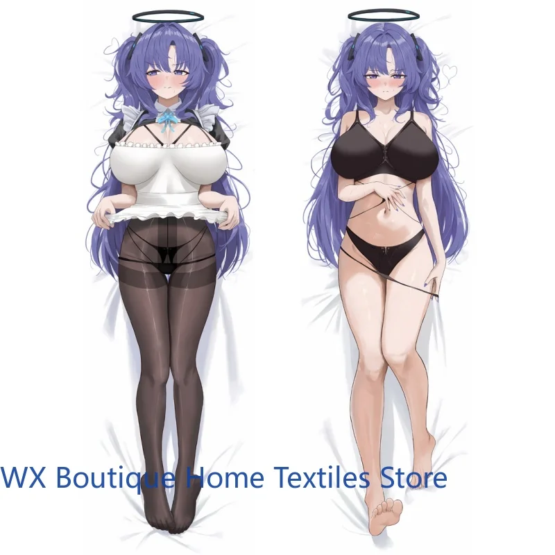 

Аниме обнимающая наволочка синий архив Hayase Yuuka Kyoyama Kazusa Dakimakura наволочка для тела