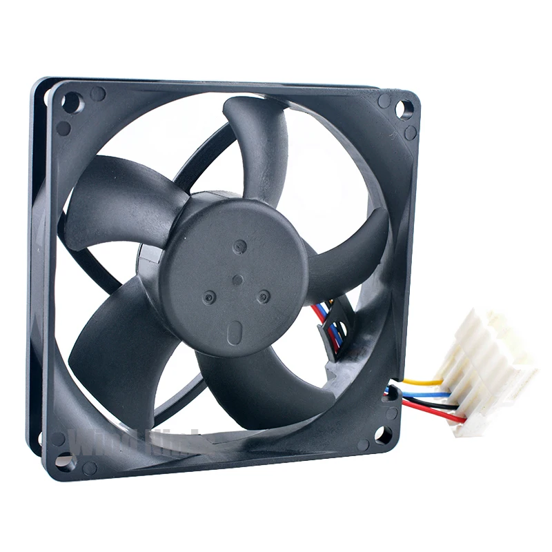 Ventilador de refrigeração de alta velocidade para Workstation, CPU Chassis, rolamento de esferas duplo de 4 pinos, 8cm, 80mm Fan, 80x80x20mm, DC12V, 0.75A, AFC0812DD