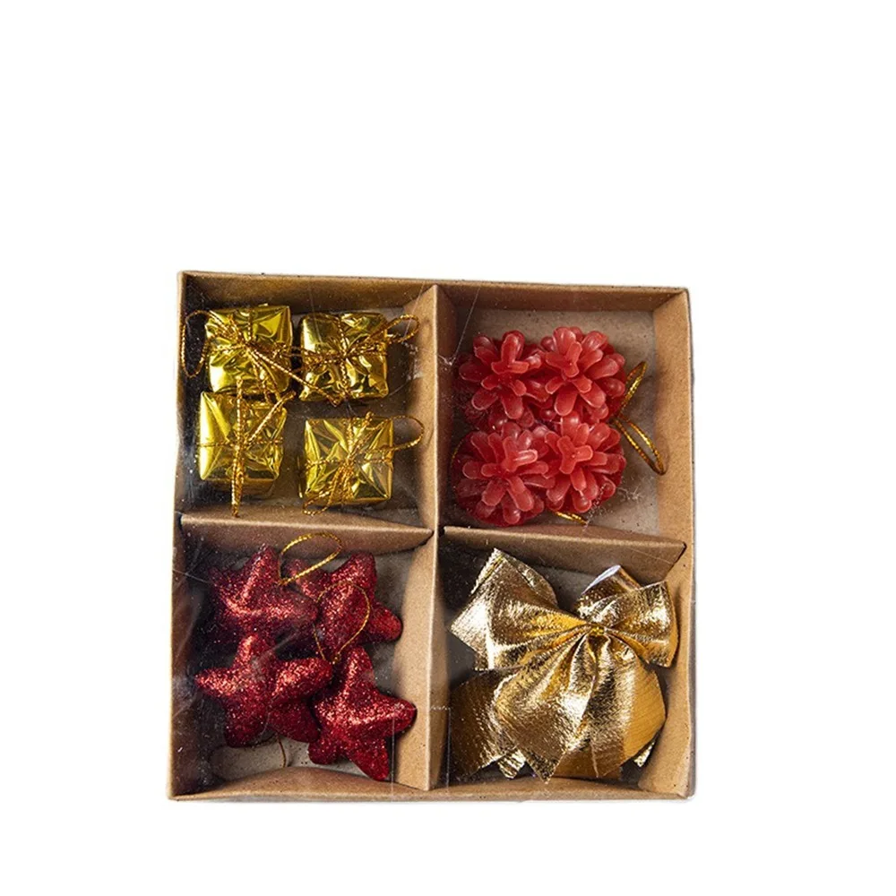 

Plastic Christmas Balls Hanging Snowflake Christmas Tree Pendants Decorative Shatterproof Merry Christmas Decorations for Home