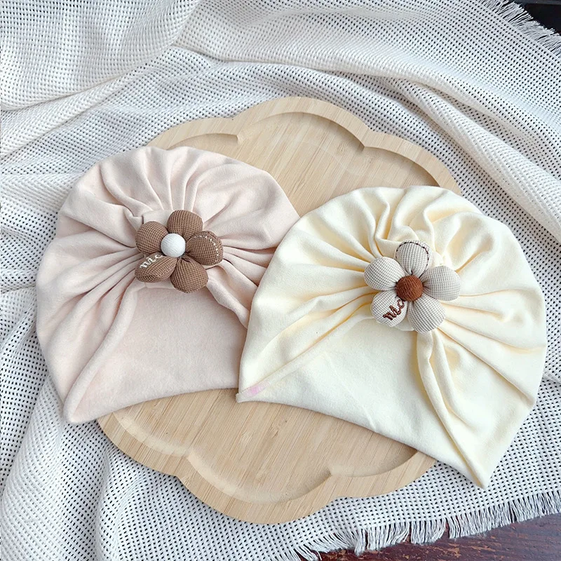 0-12 Monate Baby Neugeborenen Turban Kappe Socken Set Nette Blume Prinzessin Mädchen Indische Kappen Cartoon Kaninchen Ohren Baumwolle socken Kinder Sokken