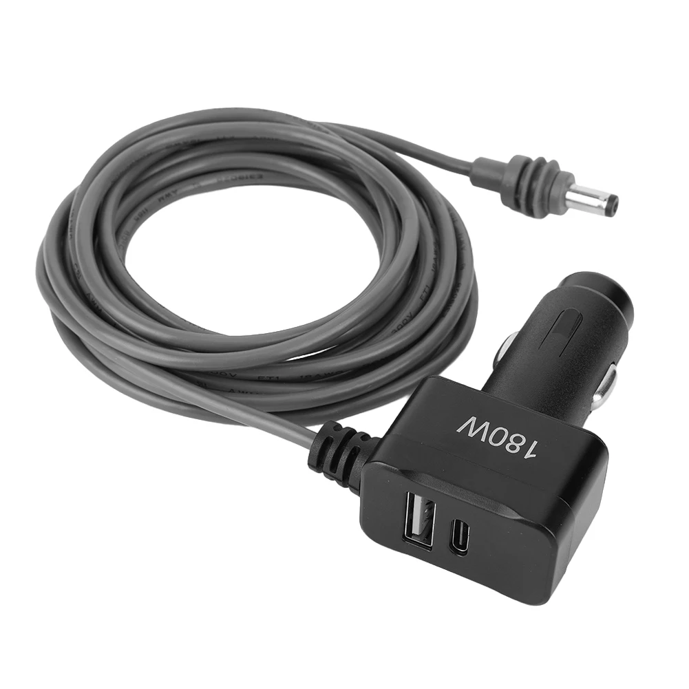 

For Starlink Mini 3-in-1 Cable Car Cigarette Lighter Charger with USB Type-C Port DC Power Cable for Starlink Mini Accessories
