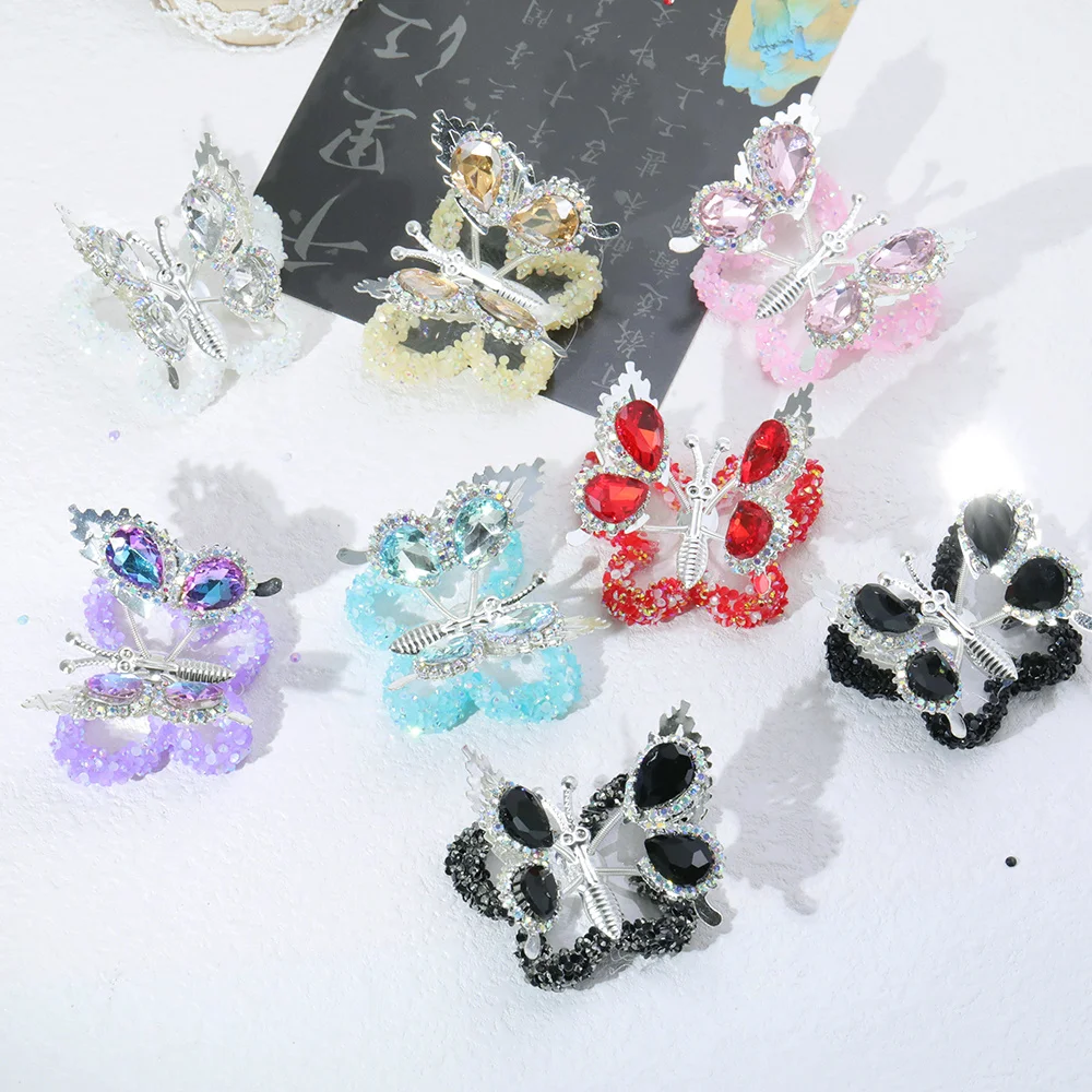 

Cordial Design 20Pcs 36*47MM Rhinestone Effect/DIY Bead/Hand Made/Jewelry Findings & Components/Butterfly Shape/Acrylic #18588