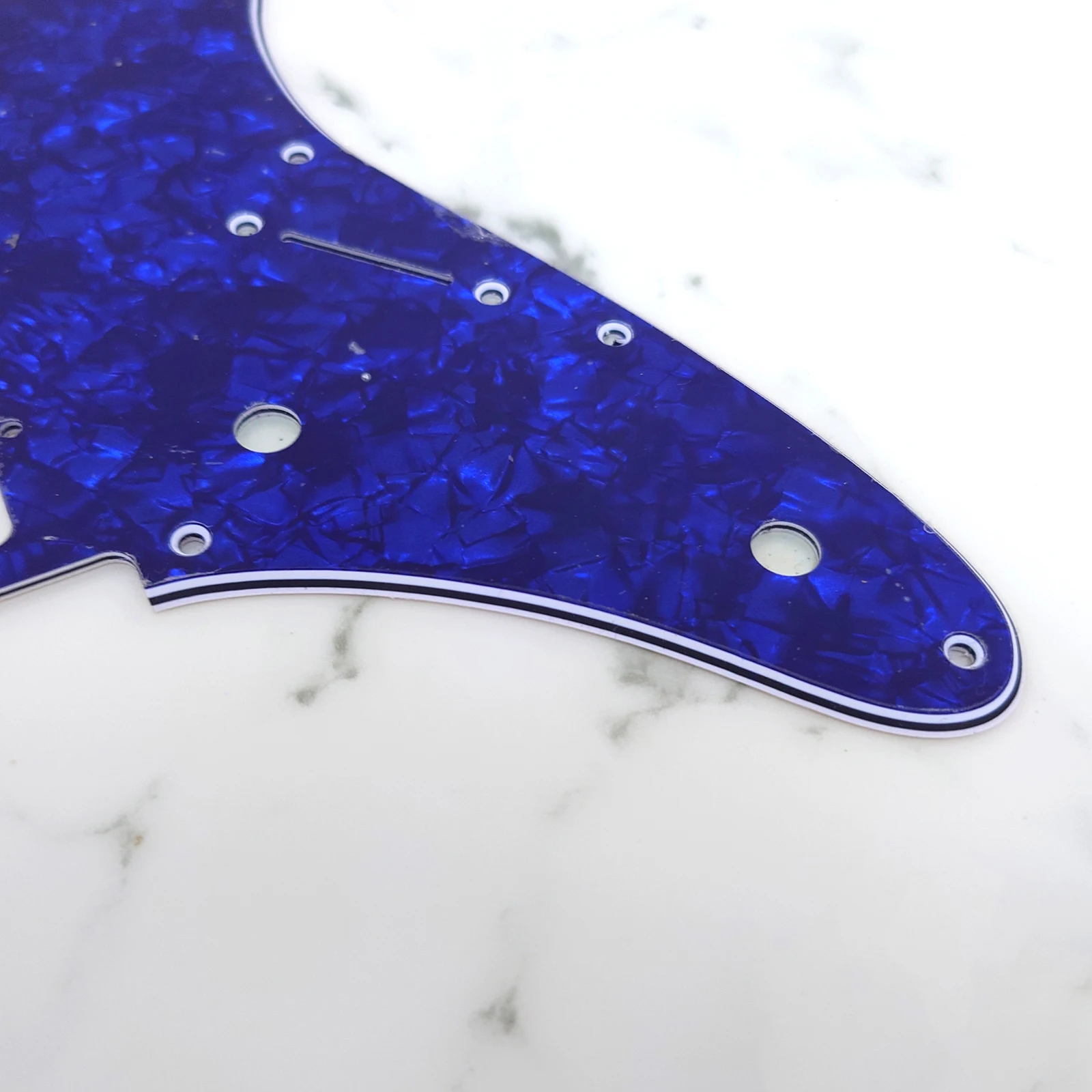 10 فتحات HSH جيتار Pickguard أزرق لؤلؤي لقطع غيار القيثارات الكهربائية طراز RG 350 EX