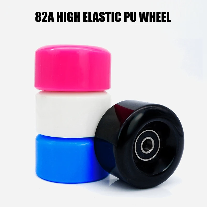 NEW 4pcs Skate Wheels PU Wear-resistant Wheels for Ice Skates Roller Skates Skateboard