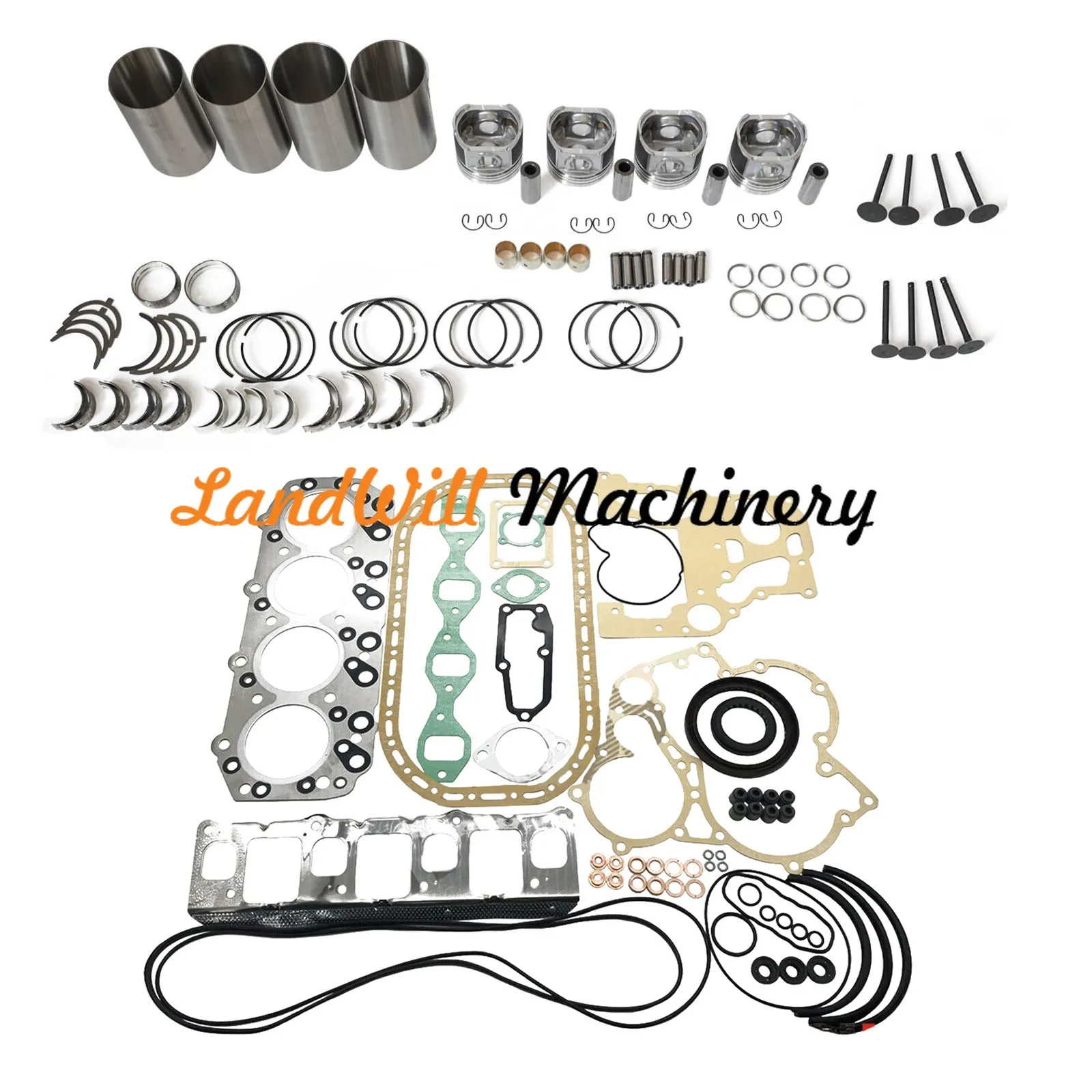 4JC1 Engine Overhaul Rebuild Kit Fits For Hitachi Excavartor EX40-1 EX45-1