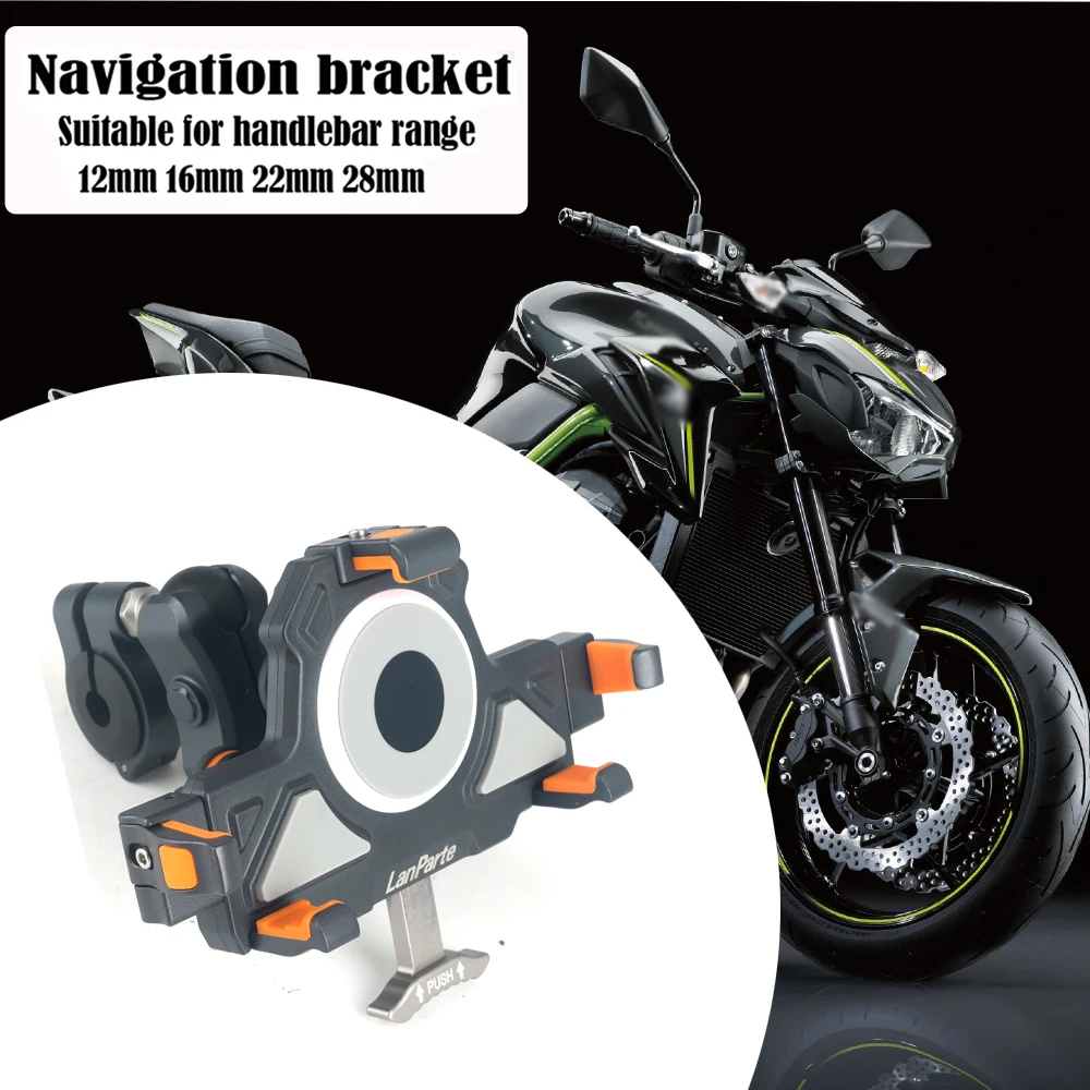 

New Universal Motorcycle Mobile Phone Stand Navigation Stand For Kawasaki Z 900 Z900 Z900 size12mm 16mm 22mm 28mm