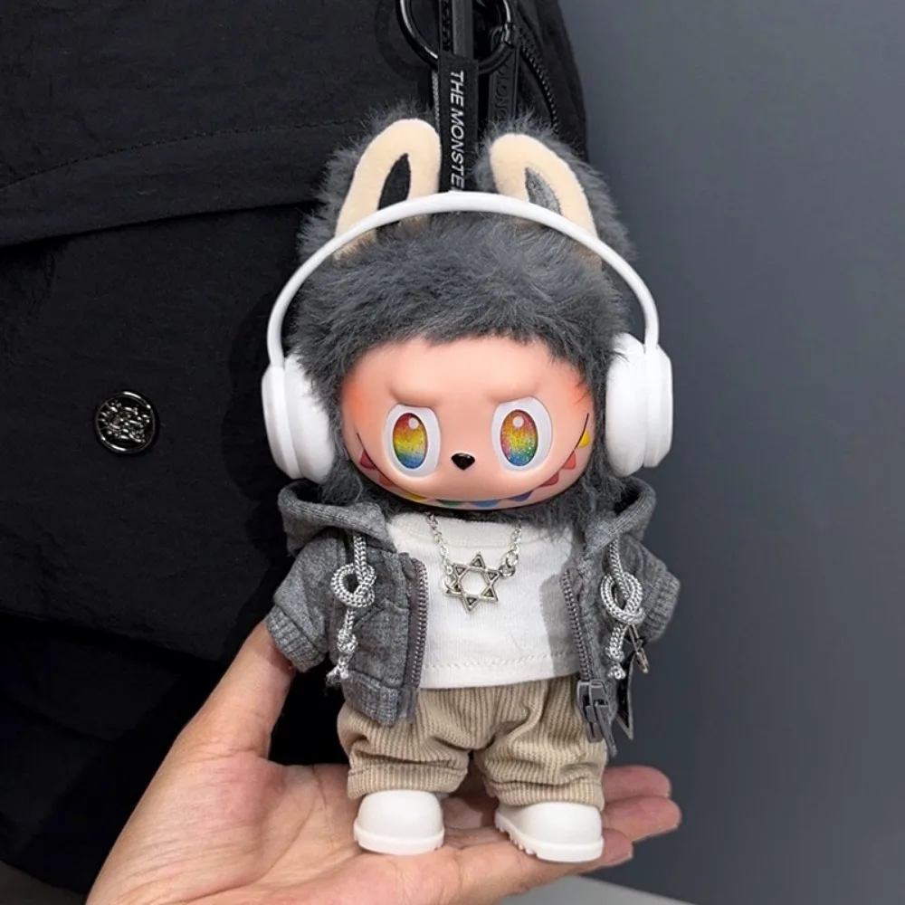 

Одежда для куклы Лабу 15/17 см, пальто, футболка, ожерелье, аксессуары для кукол, платье для пеленания, вечерние игры, подарок, игрушки «сделай сам»