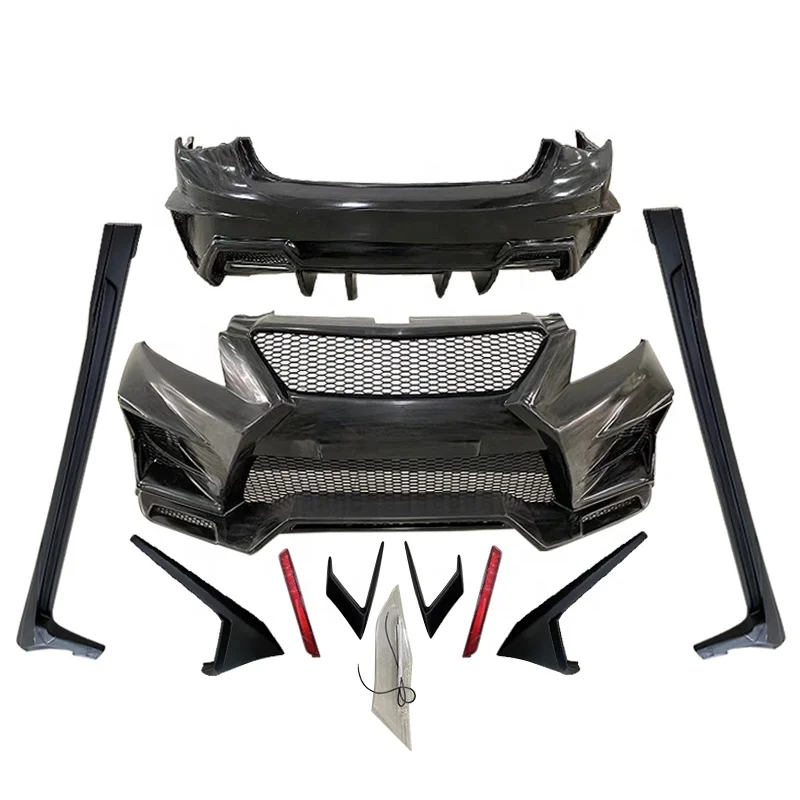 

Car Bumper Kits EX Style For Chevrolet Cruze 2009-2015 Front Bumper Rear Bumper Side Skirt Body Kit Auto Exterior Part Accessory