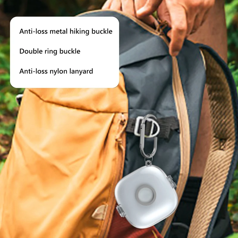 Headphone Holder Case Wireless Earphones TPU Cover With Lanyard Hook Shock Absorption Case For Beats Fit Pro Easy Install -D