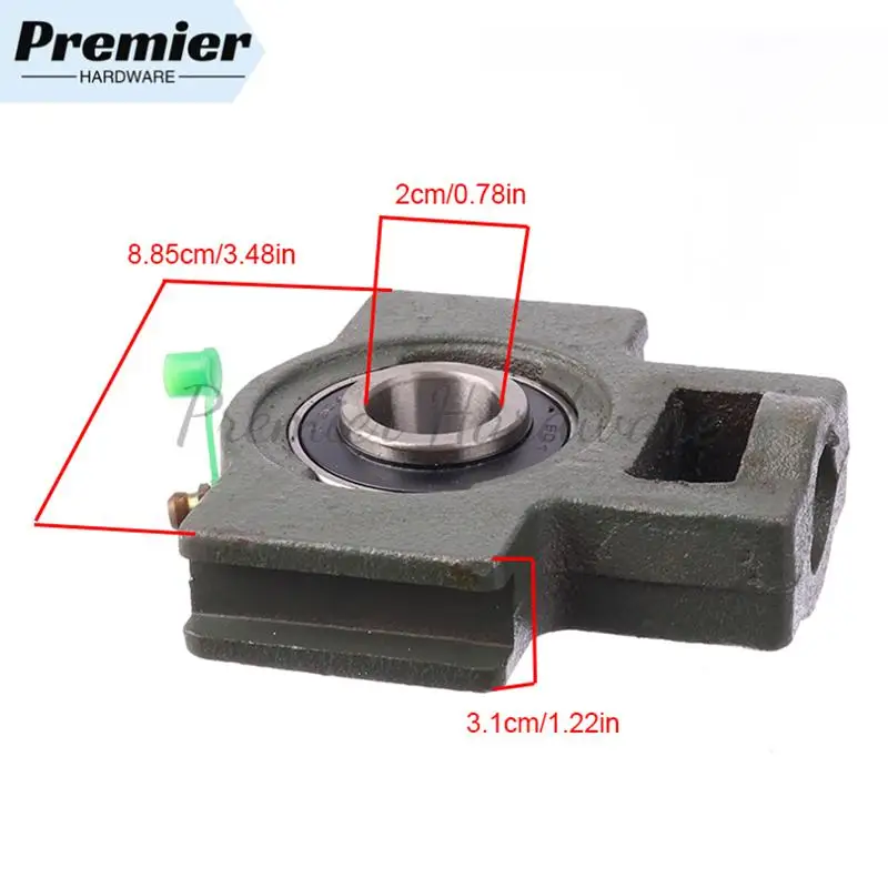 Instalação de rolamento esférico externo UCT204 e rolamento plug-in com assento de rolamento de alta qualidade
