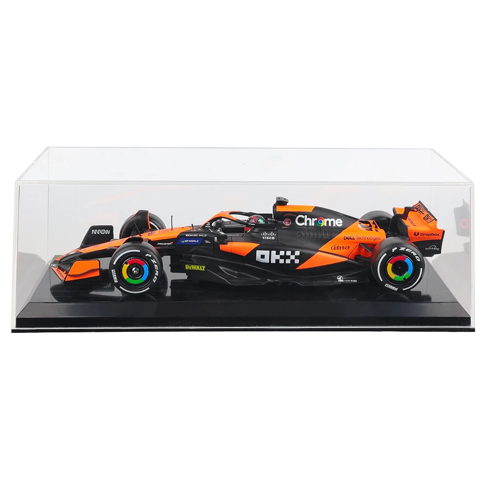 Bburago 1:24 McLaren F1 Team 4 # Lando Norris 81 # Oscar Piastri Druckguss-Automodell Geschenkspielzeug Ferrari Red Bull Mercedes Benz – Detail 12