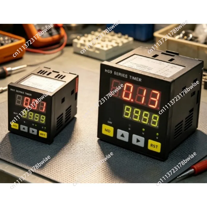 HG7-RB40 HG4-RB40 multifunctional time relay with four digit dual digital display
