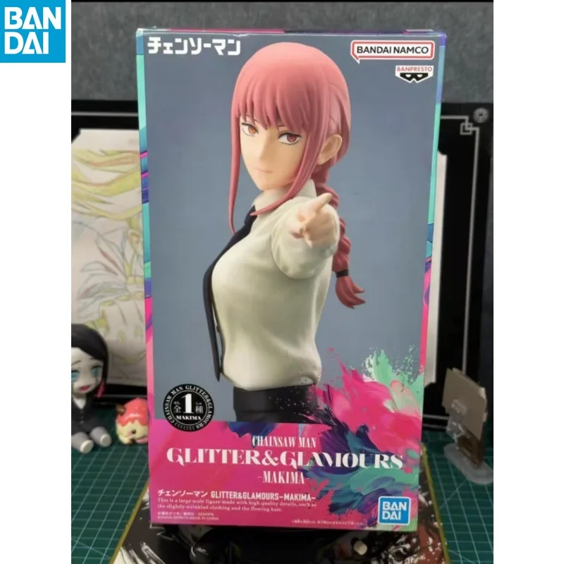 

Bandai Banpresto Makima Бензопила Человек ПВХ Фигурка Аниме Настольное Украшение Коллекционная Игрушка Подарок