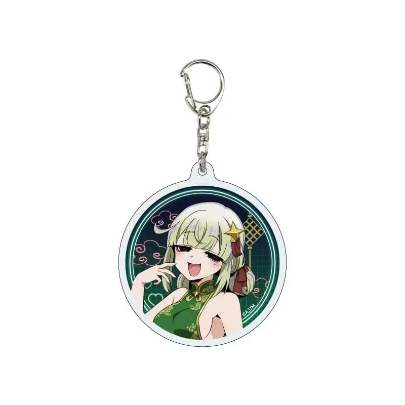 أنيمي Gushing فوق الفتيات السحرية Utena Hiiragi الاكريليك الشكل المفاتيح شيونغسام نمط سلسلة قلادة هدية 6 سنتيمتر