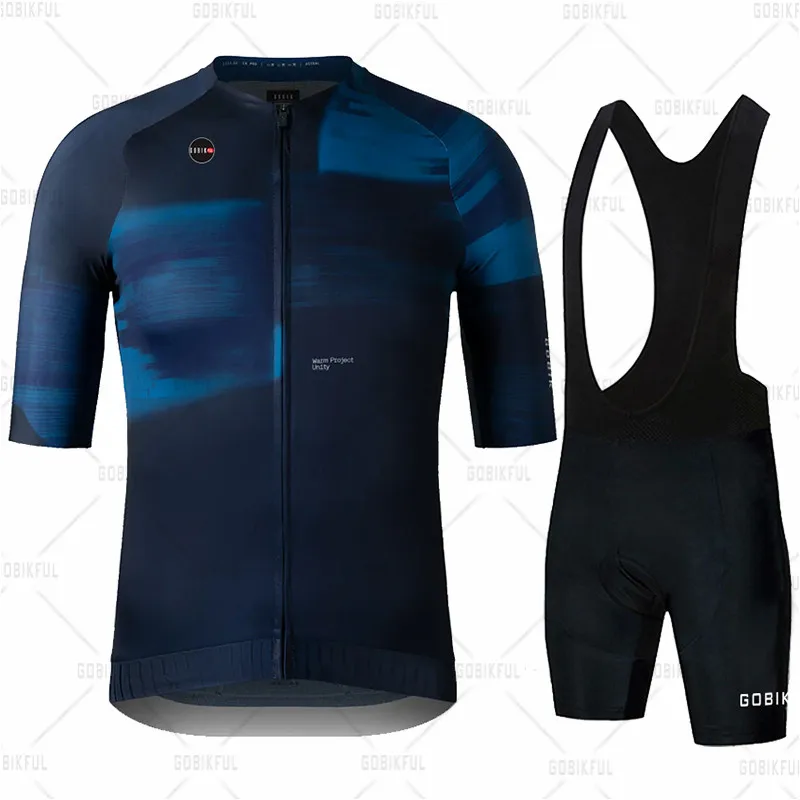 Gobikful 2024 Team Sommer Rad trikot Set Fahrrad bekleidung Fahrrad Fahrrad MTB Sport bekleidung Ropa Ciclismo für Herren Berghemd