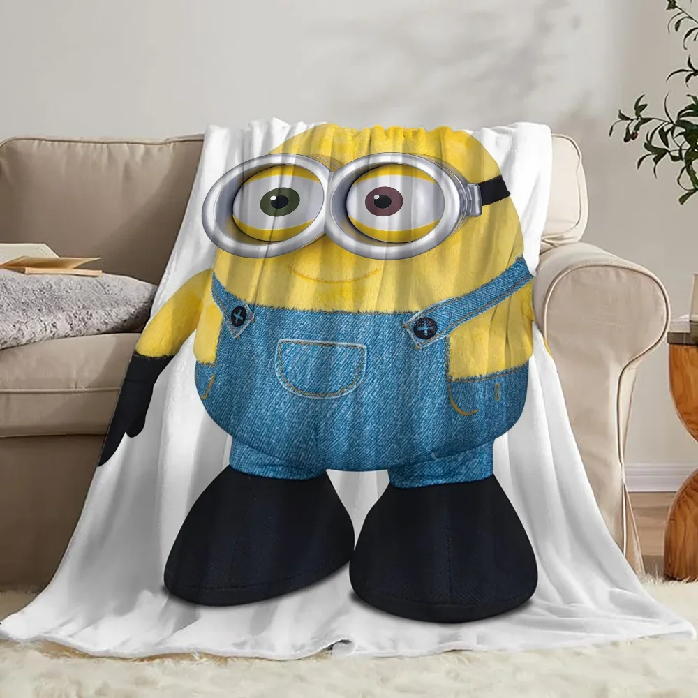 Thermal Blankets for Bed Blanket 150cm X 200cm M-minionS Fluffy Soft Blankets Sofa Decoration Cute Throw Blanket Luxury Cobija