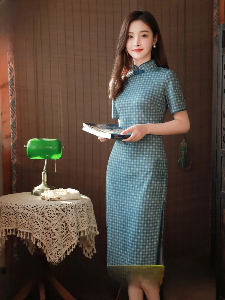 Ele Knitted Qipao D…