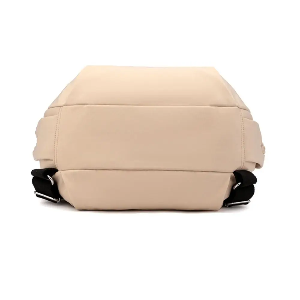 Sweet Korean Style Swimming Nylon Backpack Large Capacity Solid Color Round Shape Shoulder Bag Nylon Tote Bag Fitness Bag Girls