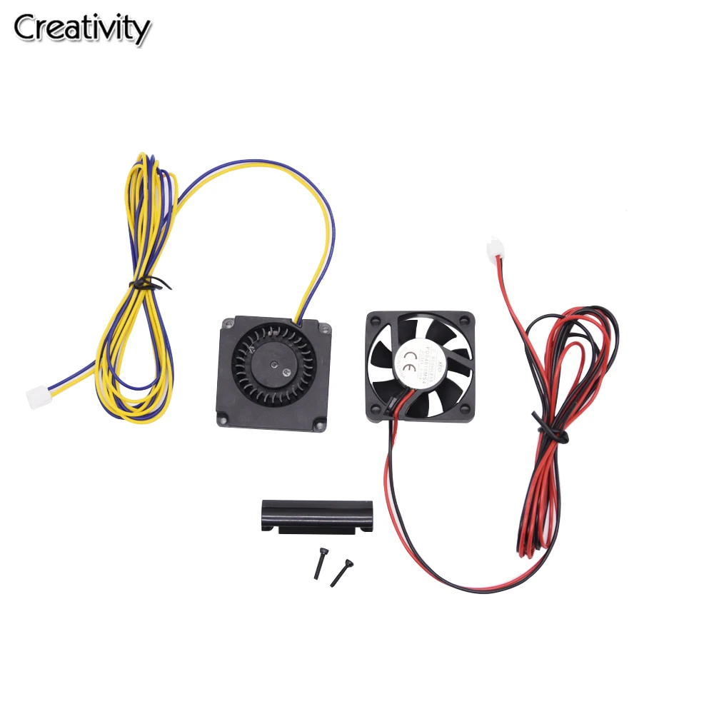 3D Printer Fan 4010 Fan 24v Black Plastic Extruder Cooling Fan For Ender3 V2 Ender3 / Ender3Pro CR10 3D Printer Accessories