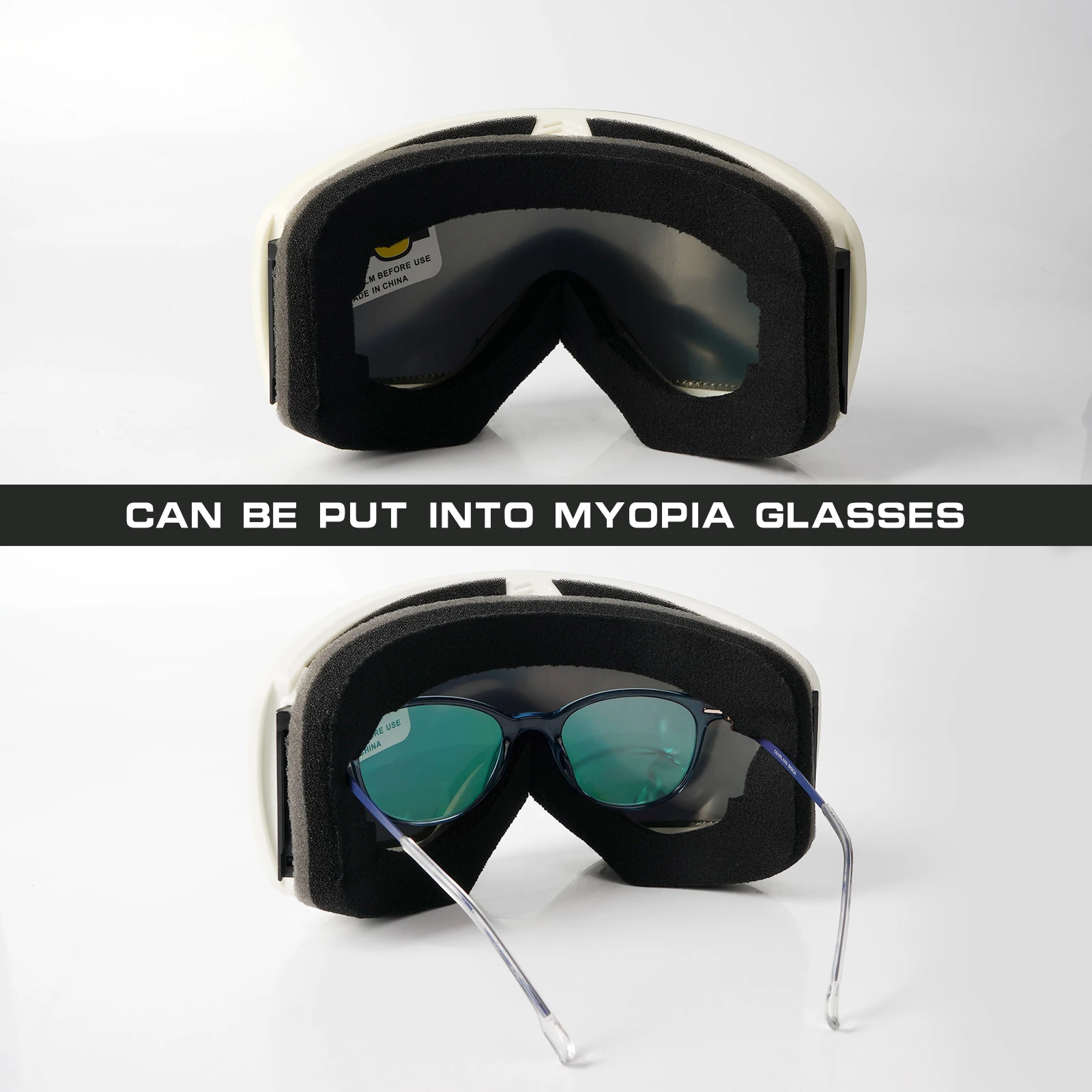 2025 جديد UV400 نظارات التزلج على الجليد نظارات الرجال النساء نظارات التزلج تخصيص نظارات الثلوج للرياضات الشتوية #5