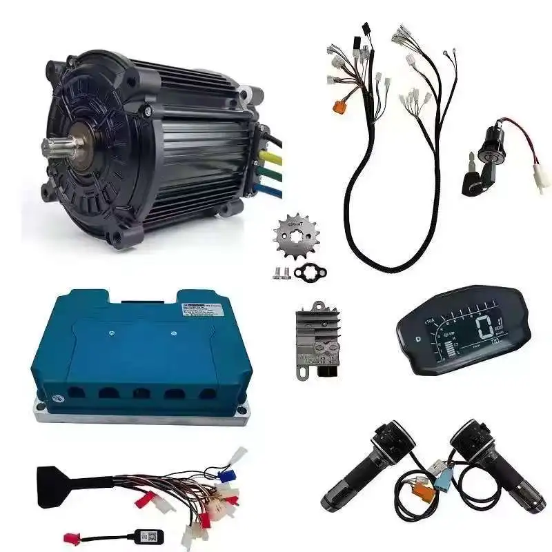 

QS MOTOR 8000W Mid-Drive Conversion Kits for Electric Motorcycle