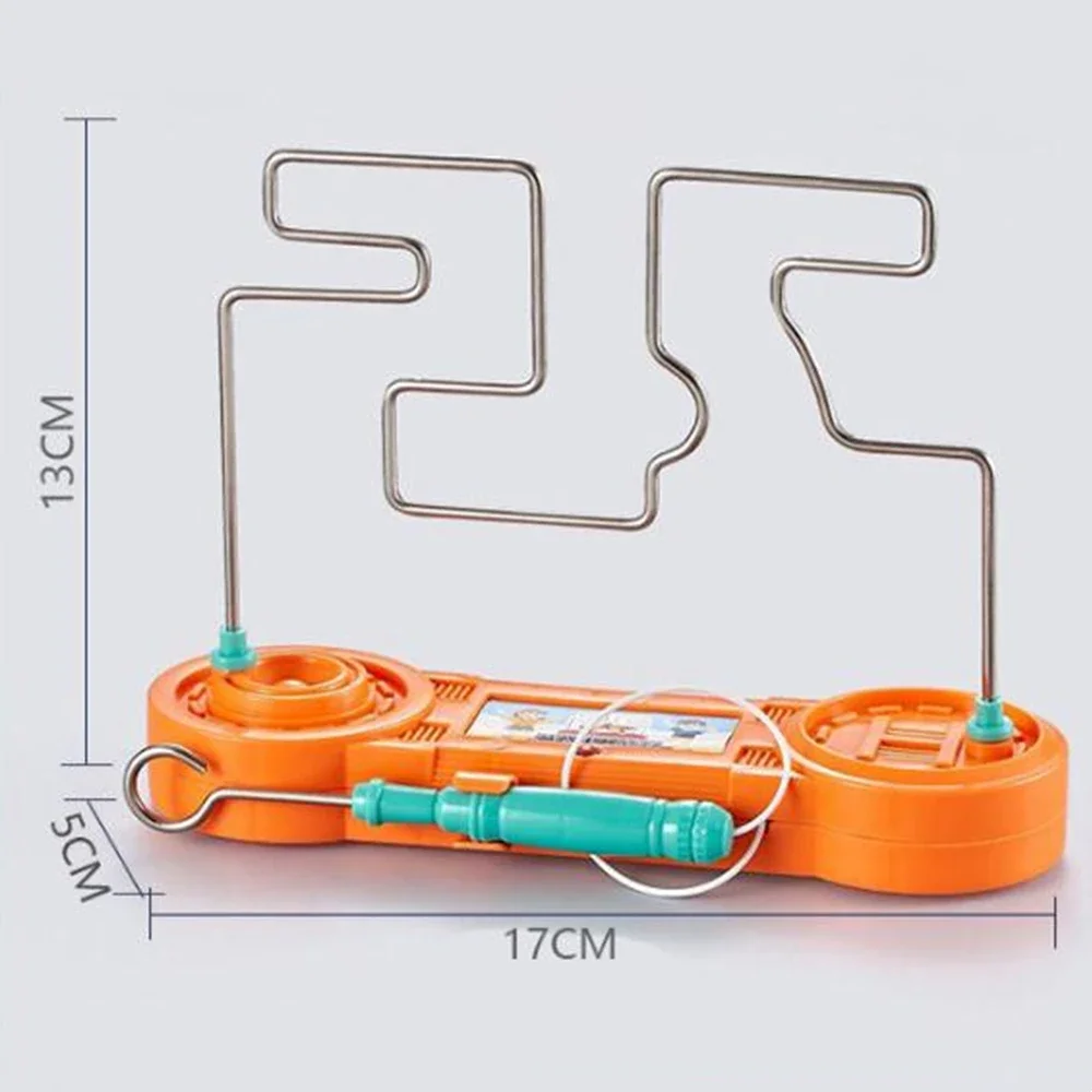 어린이 충돌 전기 충격 장난감 교육 전기 터치 미로 게임 파티, 재미있는 게임 과학 실험 장난감, 어린이 선물