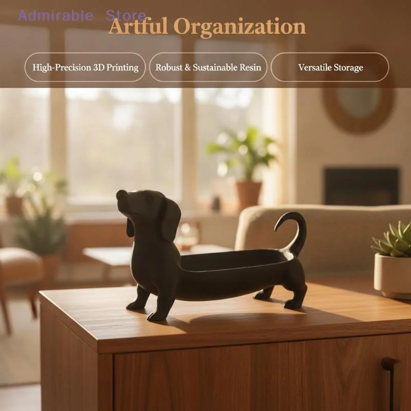w3D Sausage Dog Jewelry Storag - огляд і ціна Vanity Home Decor