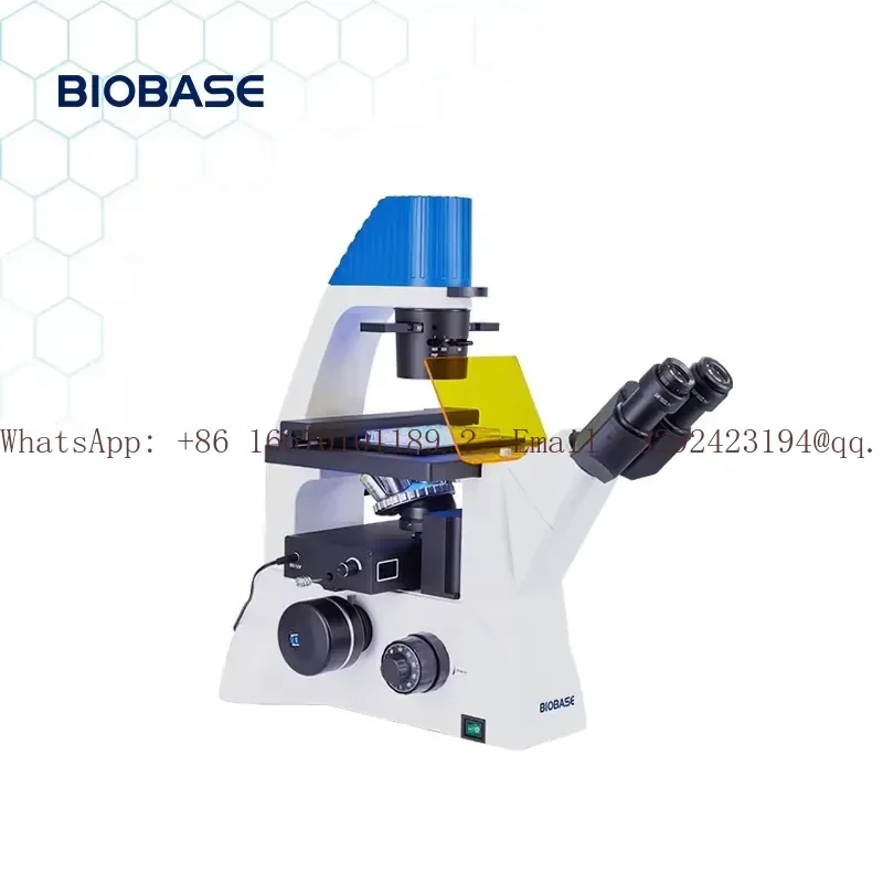 Inverted Microscope BFM-52 100x~400x LED Trinocular Microscope