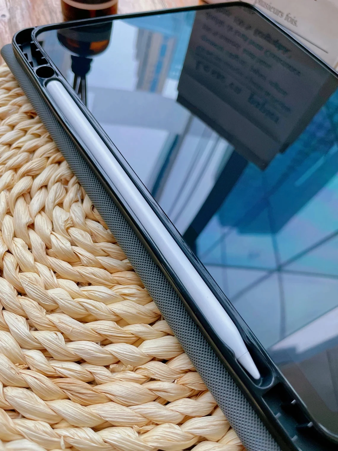 مضحك الجمجمة باد الحال مع حامل قلم رصاص باد الحال بالنسبة لباد برو 12.9 11 باد الهواء 7 8 9 الجيل لينة الغطاء الخلفي لباد 10.2