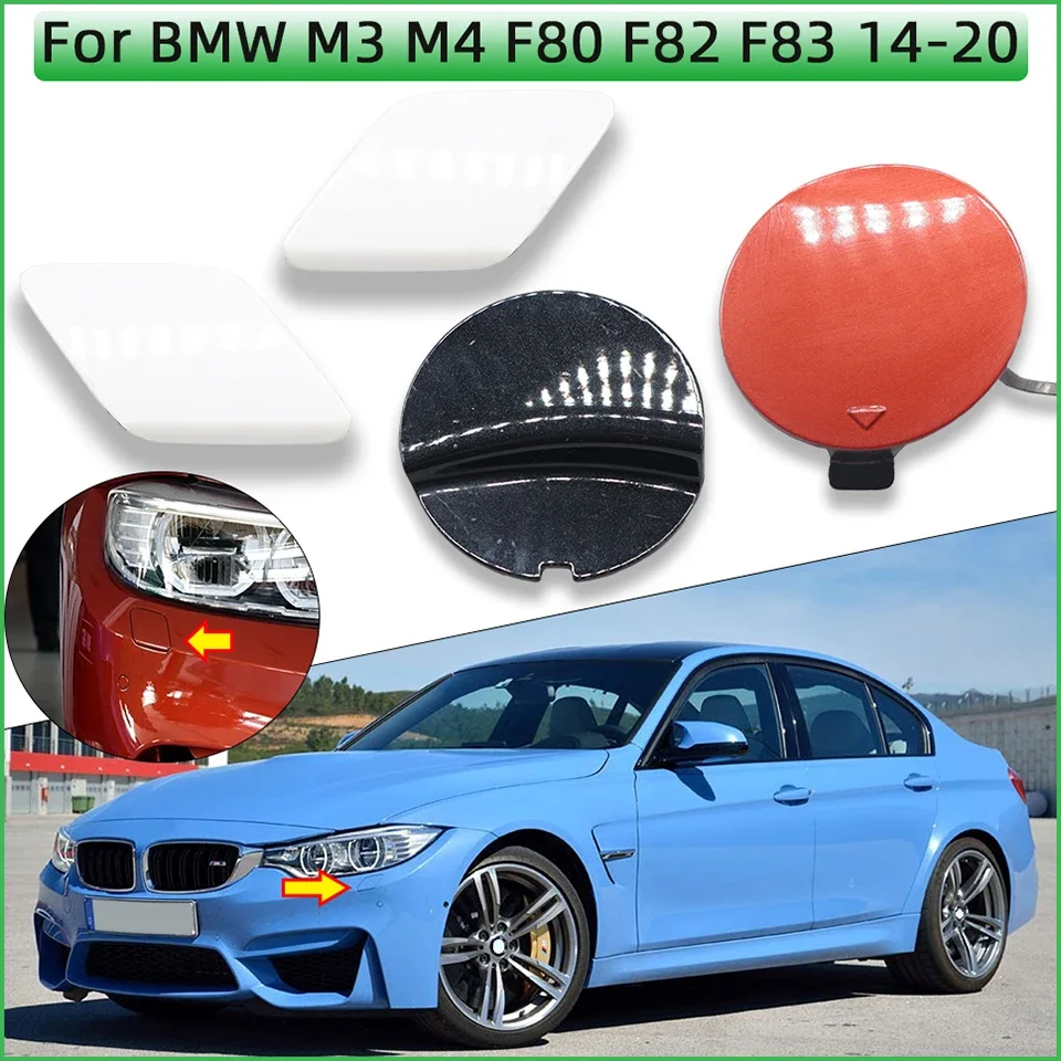 

Front Rear Bumper Cover Headlight Washer Cover Cap For 2014-2020 BMW M3 M4 F80 F82 F83 Coupe Sedan Convertible Auto Parts