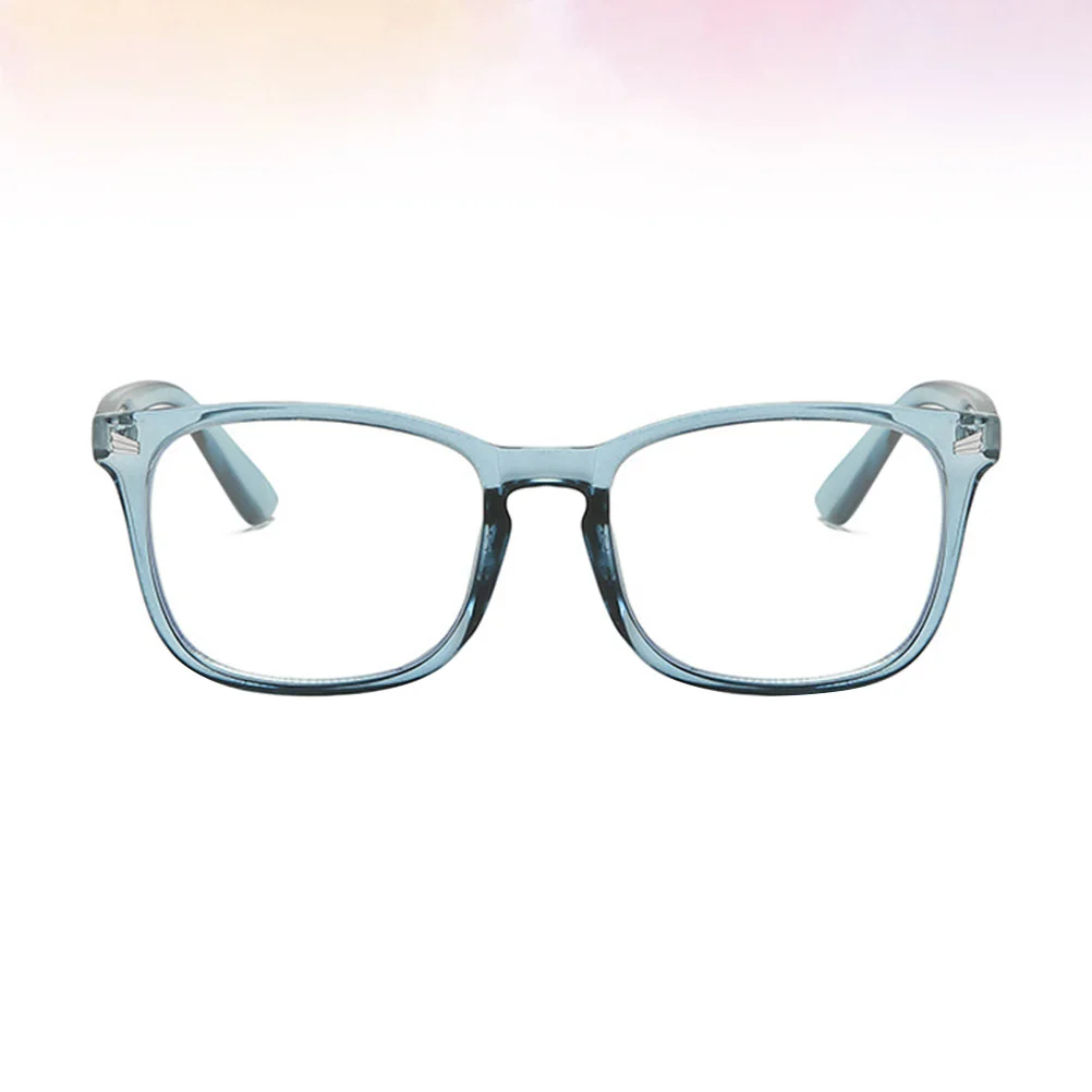 

Anti-Blue Light Glasses Frame Blue Vintage Eyeglasses Frame Lightweight Durable Plastic Comfortable for Men Women Everyday Use