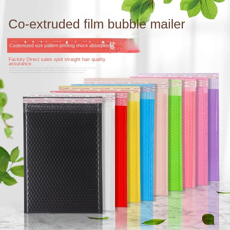 50pcs-pack-co-extruded-film-packaging-shipping-bubble-mailer-gold-foil-plastic-padded-envelopes-gift-bag-mailing-envelope-bag