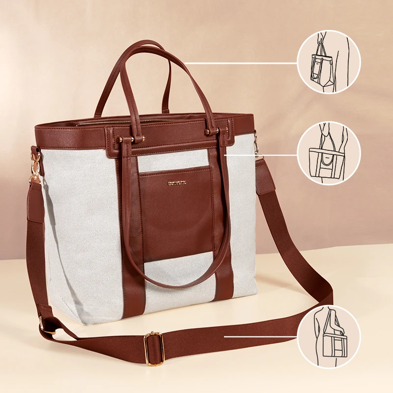 Canvas Mommy Shoulder Bag Baby Nappy Bags for Newborn Diaper Stroller Tote Bag Mom Handbags