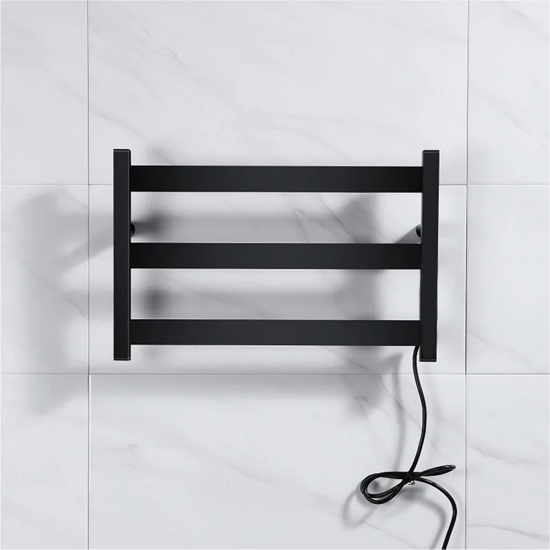 Digital Display Electric Towel Holder Bathroom Heater Towel Rack Electric Drying Towel Rail Waterproof Touch