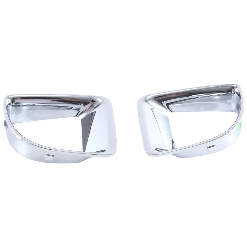 For BMW Mini R55 R56 R57 R58 R59 JCW S New Front Air Duct Frame Chrome 1 Pair Set 51117255119 51117255120 Replacement