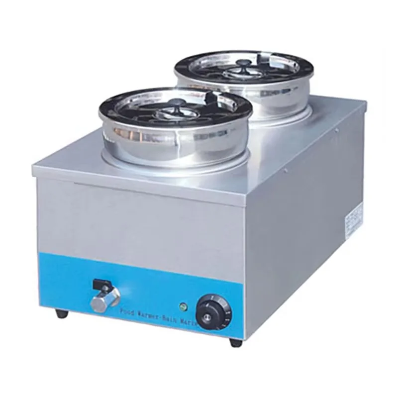 OEM Restaurant Stainless Steel Hot Pot Tabletop Food Heater, Food Insulation Furnace, Electric Heating Soup Bucket