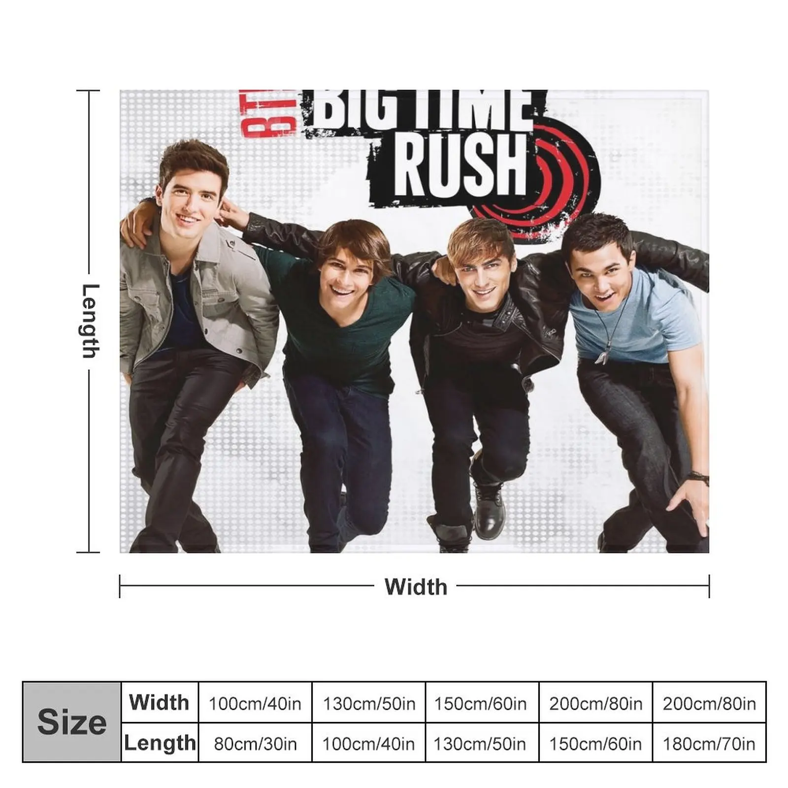 Big time Rush Poster Throw Blanket Blankets For Bed for winter Quilt Luxury Throw Blankets