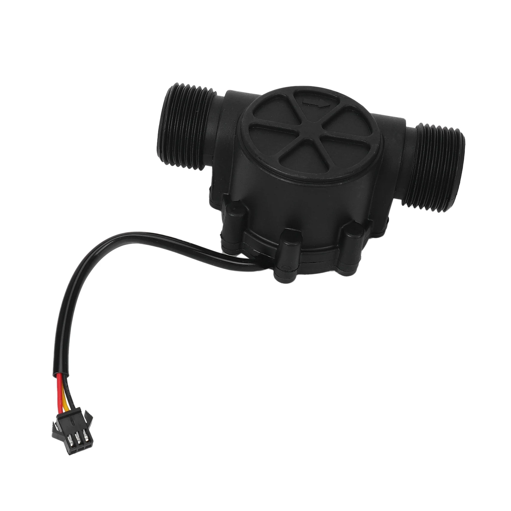 

AB35-2Pcs Water Flow Sensor DN25 DC3.5-24V 1 Inch 2-100L/Min Hall Flowmeter Heat Pump Water Heater Flow Meter Switch Counter