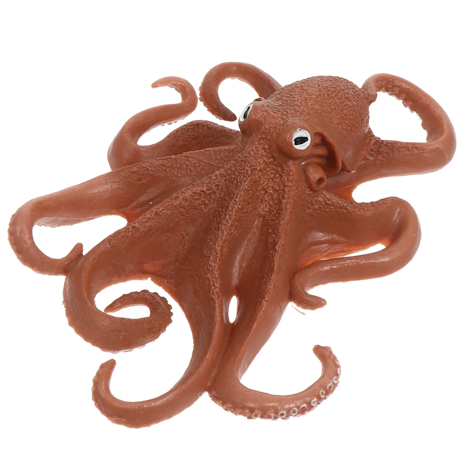 Toy Children’s Toys Simulation Ornaments Fish Tank Adornment Octopus 143X10CM Sea Life Model Animals Brown Desktop Ocean