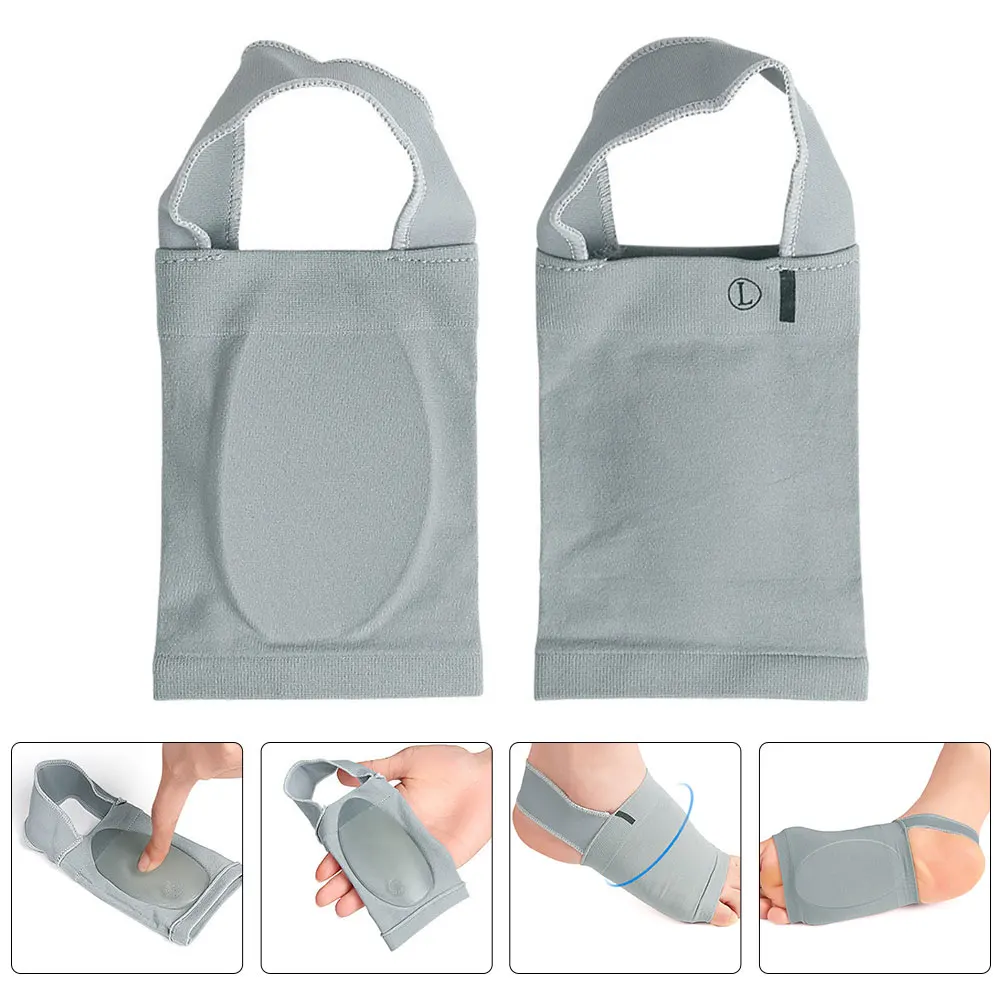 

Foot Arch Support Pads Premium Elastic Flatfoot Insoles Breathable Comfortable Arch Cushion For Sports Office Foot Care