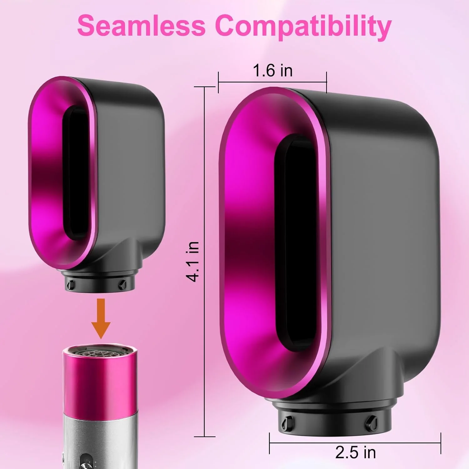 Pre-Styling Dryer Attachment for Dyson Airwrap HS01 HS05 Fast Dryer Nozzle for Airwrap Styler Nickel Dryer Attachment Diffuser image 4
