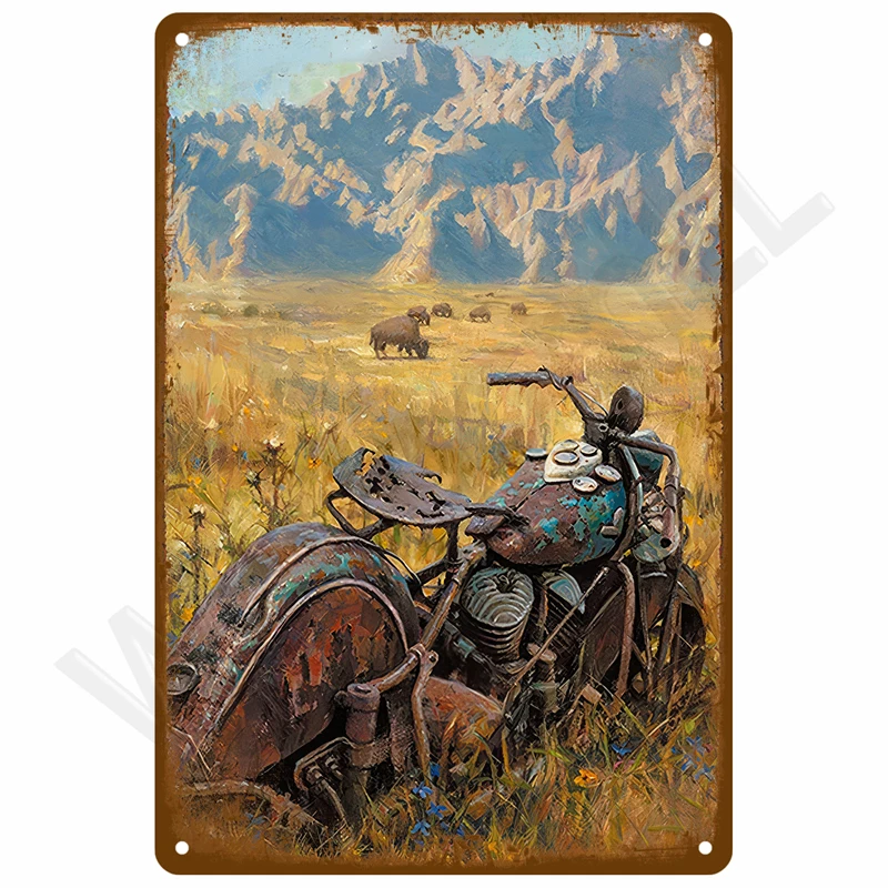 Bedroom Metal Signs Retro Metal Plate Posters Wall Art Mural Vintage Room Decoration Home Decor Items Tin Signs Aesthetic Men