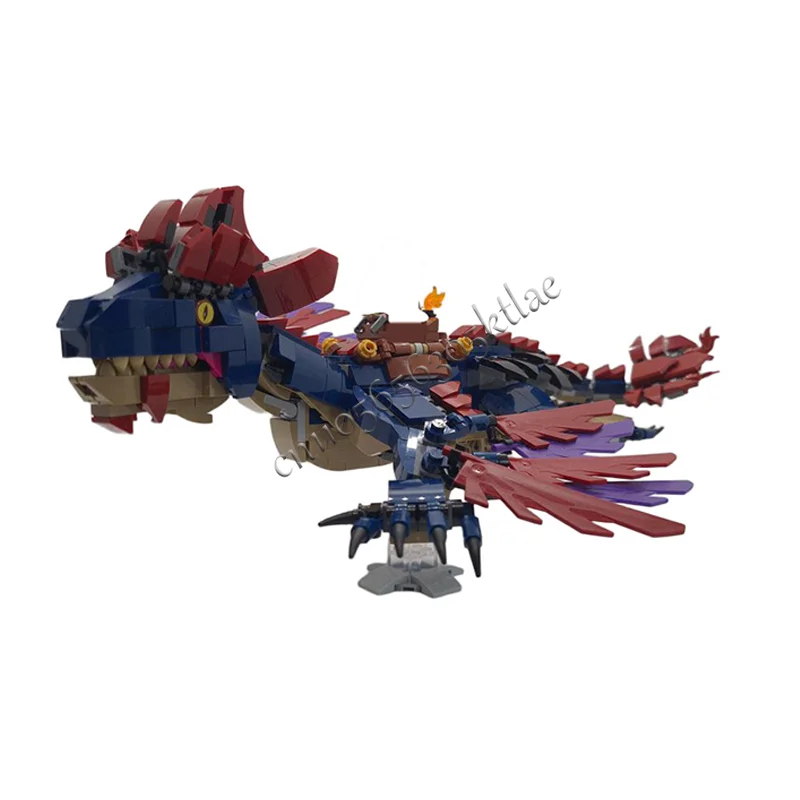 549 أجزاء الخيال التنين رايدر وحدات نموذج مخصص لتقوم بها بنفسك تجميع الطوب لعب لمحبي الخيال عرض مهرجان مفاجأة الهدايا #3