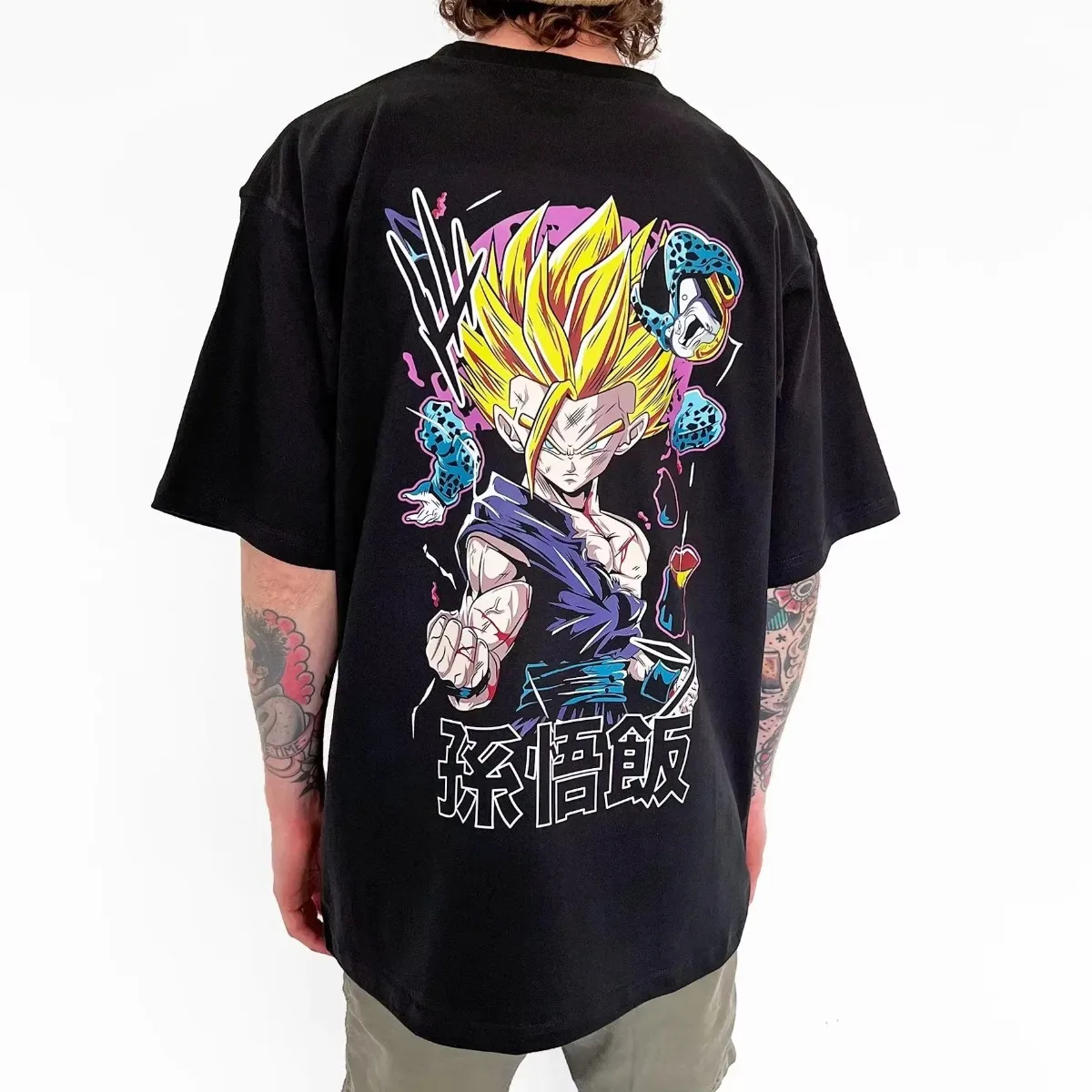 

Dragon Ball, новинка 2025, жаркая летняя футболка, футболка с периферийным рисунком, японская горячая кровь, анимация, мужские топы, женские хлопковые свободные топы